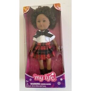 NEW 2016 My Life As Doll Mini Doll 7" AA African American School Girl NIB Gift